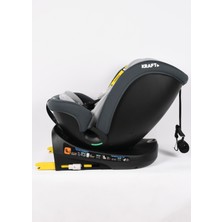 Kraft Safe Spin Plus I-Size Oto Koltuğu 0-36 kg Gri