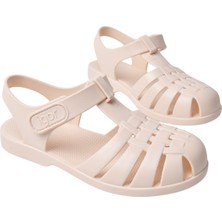 Igor S10288-079 Clasica Velcro Bej Çocuk Sandalet