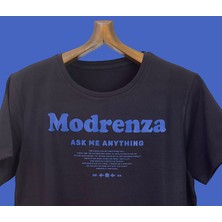 Modrenza Regular Bisiklet Yaka T-Shirt Baskılı