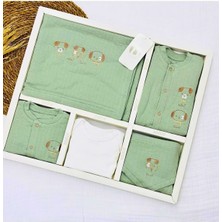Bebitof My Baby Kumsal % 100 Coton 10 Lu Hastane Çıkışı Yeni Sevimli Köpekçikler Desenli 10116