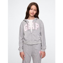 Gap 746744000 V-Frch Ft Logo Fz Kız Çocuk Eşofman Üstü