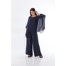 Italyan Korse Belli Astarlı Ipek Pantolon