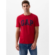 Gap 856659005 V-Everyday Soft Basic Logo T Erkek Tişört