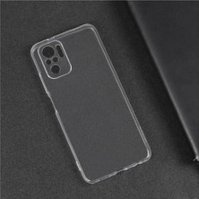Xiaomi Redmi Note 10 Pro Kamera Koruyuculu Şarj ve Kulaklık Yeri Tıpalı Yumuşak Şeffaf Silikon Kılıf