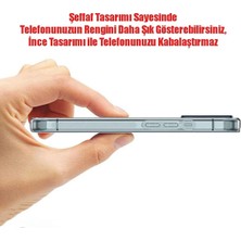 (Tıpalı Şeffaf) Iphone 15 Kamera Koruyuculu Şarj Yeri Tıpalı Yumuşak Şeffaf Silikon Kılıf