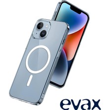 (Sert Mika Kılıf) iPhone 15 Uyumlu Şeffaf Sert Mika Sararmaz Magsafe Ince Fit Kılıf