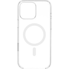 Evax (Ic) Apple iPhone 16 Plus Uyumlu Animasyonlu Şeffaf Sert Mika Sararmaz Magsafe Ince Kılıf Tasarım