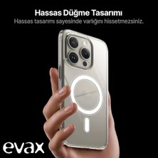 (Sert Mika Kılıf) iPhone 13 / iPhone 14 Uyumlu Şeffaf Sert Mika Sararmaz Magsafe Ince Fit Kılıf