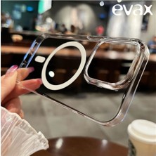 Evax (Sert Mika Kılıf) Apple iPhone 16 Pro Uyumlu Şeffaf Sert Mika Sararmaz Magsafe Ince Fit Kılıf