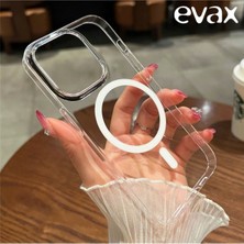 Evax (Sert Mika Kılıf) Apple iPhone 16 Pro Uyumlu Şeffaf Sert Mika Sararmaz Magsafe Ince Fit Kılıf