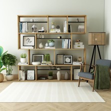Rüya 200 x 200 Masif Ağaç Kütüphane & Kitaplık