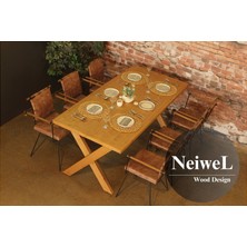 Neiwel Koen Doğal Ahşap Mutfak ve Yemek MASASI-70-100
