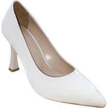 New Angel 820 Kadın Kadeh Ökçeli Stiletto Bej