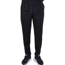 Dagoster DMG23-611275 Siyah Normal Bel Double Paça Flota Cepli Erkek  Pantolon