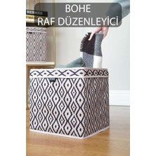 Bohe Kare Raf Organizer Raf ve Dolap Düzenleyici (30 x 30 x 30 Cm)
