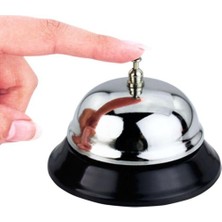 Resepsiyon Zili - Masa Zili Otel Resepsiyon Görevli Çağırma Çanı Gümüş