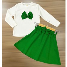 Murat Baby Kız Çoçuk Fiyonklu Ikili Takım