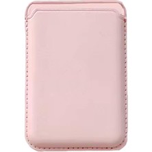 iPhone 12 Mini Uyumlu Güçlü Manyetik Magsafe Deri Cüzdan Kartlık Deri Cüzdan