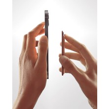 iPhone 14 Pro Uyumlu Güçlü Manyetik Magsafe Deri Cüzdan Kartlık Deri Cüzdan