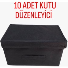 Kutu Düzenleyici, Kutu Hurç, Çok Amaçlı Kutu, Kapaklı Düzenleyici 10 Adet Kutu Düzenleyici