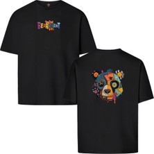 Book OrBook Beariliant  Çift Iplik Dokumalı Rahat Kalıp PAMUK T-Shirt