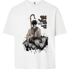 Book OrBook Paulo Coelho Simyacı Çift Taraf Tasarım  Çift Iplik Dokumalı Rahat Kalıp PAMUK T-Shirt