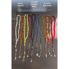 Tesbihkenti 10 Adet Karışık Renk Günlük Kullanım İçin Tesbih