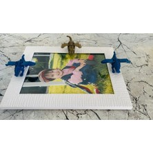 Bebek Çocuk Odası Resim Poster Fotoğraf Çerçevesi Oyuncaklı Ayarlanabilir Ayaklı