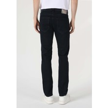 Straight Fit Düşük Bel Düz Paça Erkek İndigo Jean Pantolon