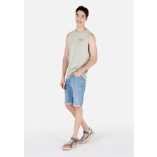 Regular Fit   Erkek Yeşil Atlet