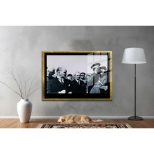Miyrem Gazi Mustafa Kemal Atatürk Özel Seri  Design Cam Tablo Model: 217