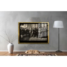 Miyrem Gazi Mustafa Kemal Atatürk Özel Seri  Design Cam Tablo Model: 87