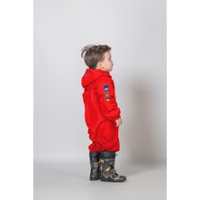 Belkızın Atölyesi Nasa Baskılı Kırmızı Termal KALIN Astronot Tulum