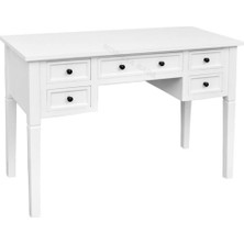 Mobilya Baba Modern Country Beyaz Çalışma Masası – 145 cm