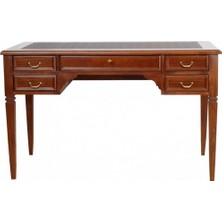 Mobilya Baba Kral Klasik Ahşap Çalışma Masası – 130 cm Ceviz