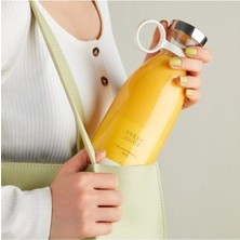 Avigo Taşınabilir Mini Şarjlı Blender Kablosuz Şarjlı Mikser Smoothie - Milkshake Shaker 380ml