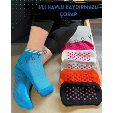 Steppe Berry 6'lı Kadın Pilates Yoga Çorabı