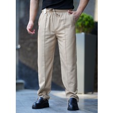 Mevsimlik Armürlü Kumaş Jogger Pantolon