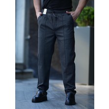 Mevsimlik Armürlü Kumaş Jogger Pantolon
