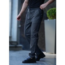 Mevsimlik Armürlü Kumaş Jogger Pantolon