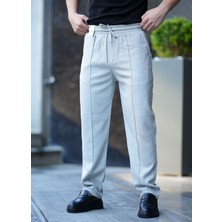 Mevsimlik Armürlü Kumaş Jogger Pantolon
