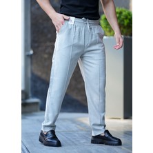 Mevsimlik Armürlü Kumaş Jogger Pantolon