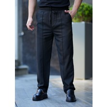 Mevsimlik Armürlü Kumaş Jogger Pantolon