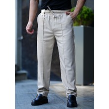Mevsimlik Armürlü Kumaş Jogger Pantolon