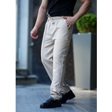 Mevsimlik Armürlü Kumaş Jogger Pantolon