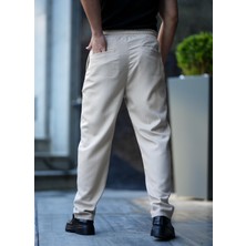 Mevsimlik Armürlü Kumaş Jogger Pantolon