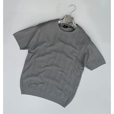 Turbulance Bisiklet Yaka Kısa Kol Erkek Örme Triko Tişört