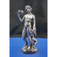 Dekoratif Dionysus Biblo Heykel – Ofis Dekorasyon Ev Dekor Hediyelik Aksesuar 25  cm