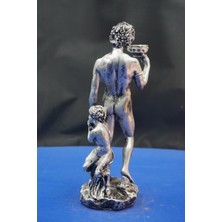 Dekoratif Dionysus Biblo Heykel – Ofis Dekorasyon Ev Dekor Hediyelik Aksesuar 25  cm