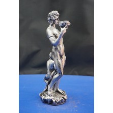 Dekoratif Dionysus Biblo Heykel – Ofis Dekorasyon Ev Dekor Hediyelik Aksesuar 25  cm